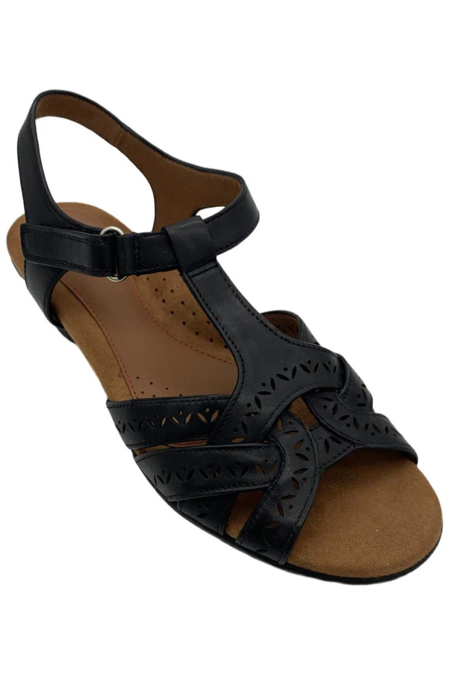 Cobb Hill Women's Lorna Sandal Black - Medium